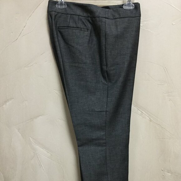 Talbots Women Size 12P Chatham Ankle Pant Sits Waist Slim Leg Gray Side Zip NWT - Picture 5 of 10